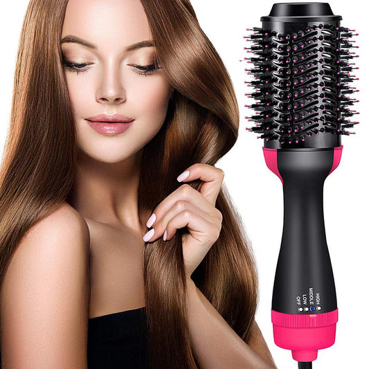 3-in-1 Professional Hot Air Brush - Hair Dryer, Straightener & Volumizer Styler